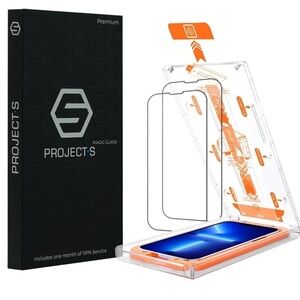 PROJECT•S - 2 Pc Clear Screen Protectors For IPhone 14 Pro Max Or 13 Mini